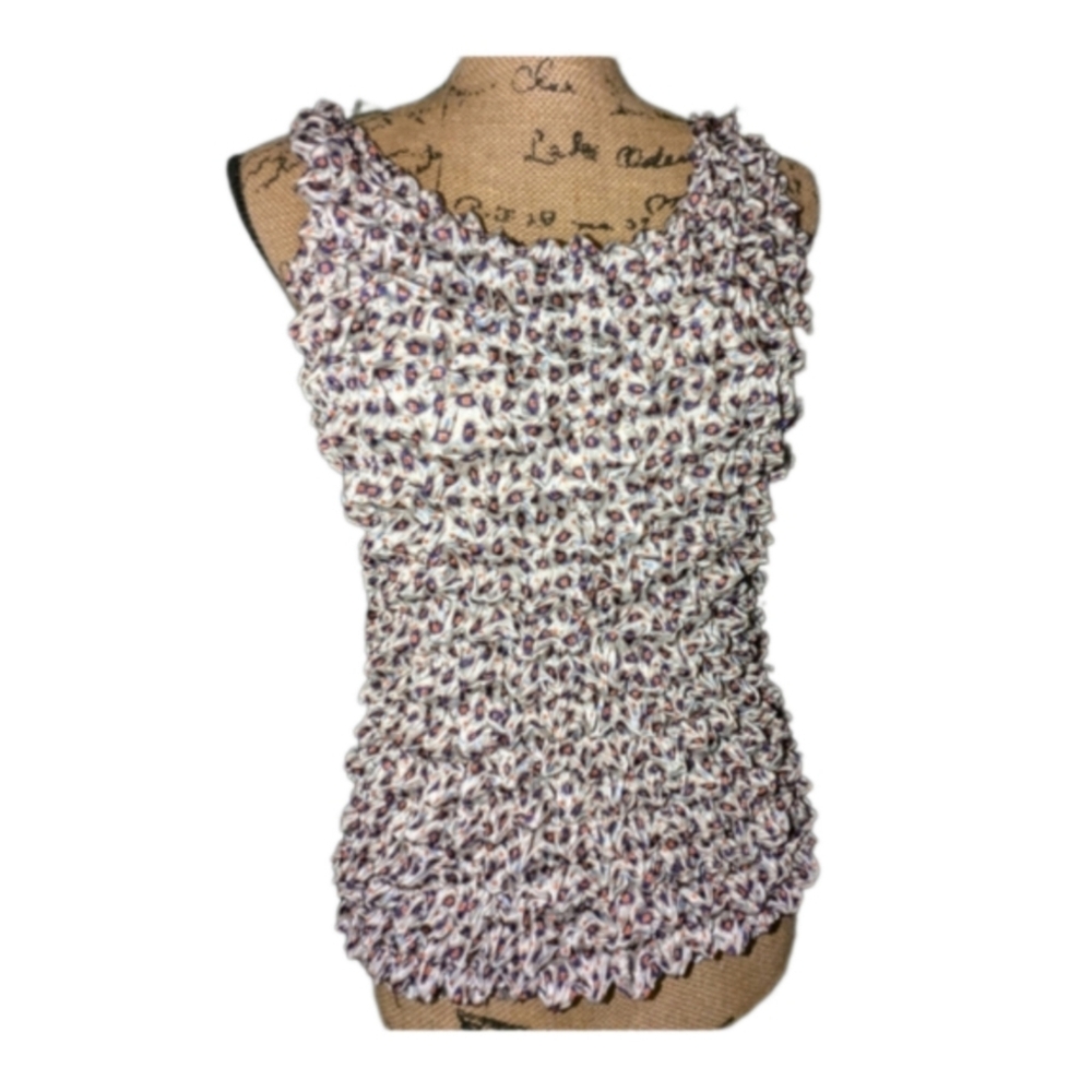 Magic Bubble Popcorn Crinkle Tank top